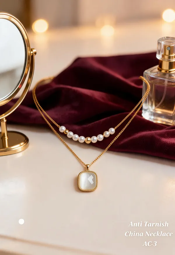 Golden_Brass_And_Alloy_Layered_Pendant_Necklace_For_Women