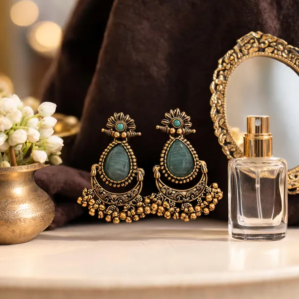 Golden_&_Mint_Brass_And_Alloy_Jhumka_Earrings_For_Women