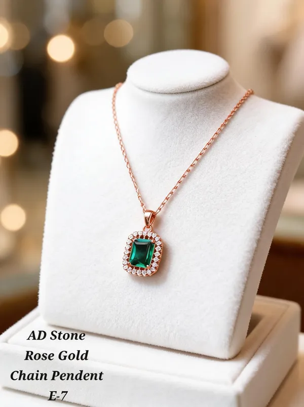 Green_&_Golden_Brass_And_Alloy_Pendant_Necklace_For_Women