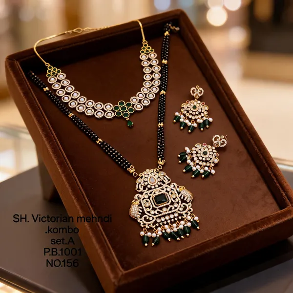 Black_&_Golden_Brass_And_Alloy_Bridal_Jewellery_Set_For_Women