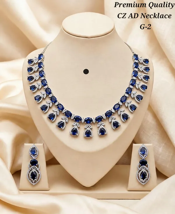 Blue_Brass_And_Alloy_Necklace_&_Earrings_Set_For_Women