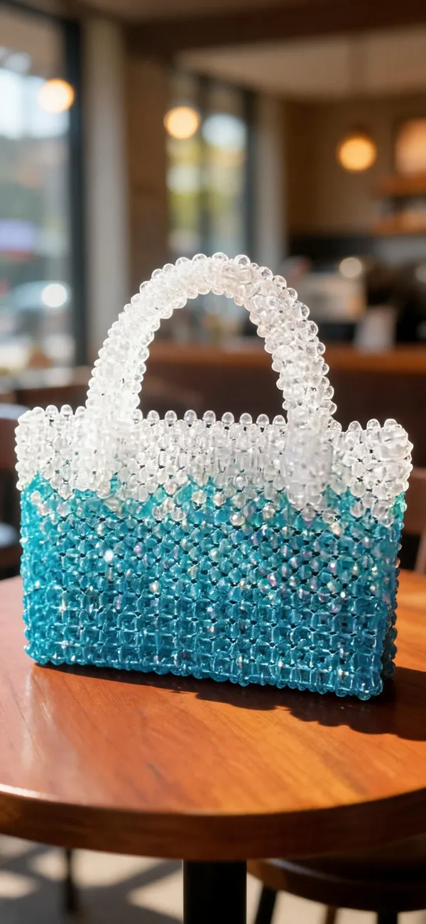 White_&_Blue_Acrylic_Handbag_For_Women
