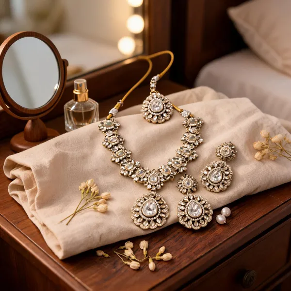 Silver_Brass_And_Alloy_Jewellery_Set_For_Women