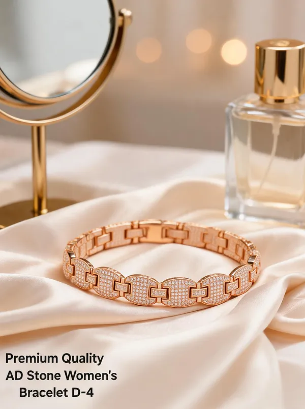 Golden_Brass_And_Alloy_Bracelet_For_Women
