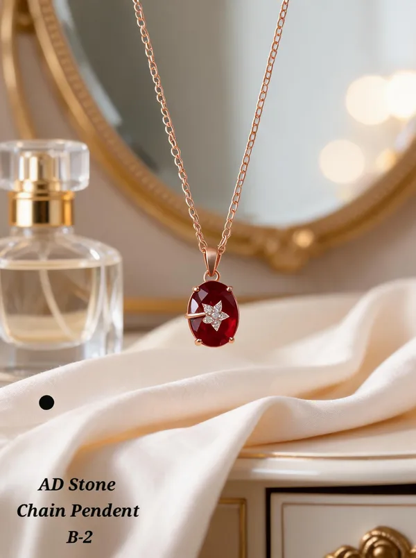 Rose_Gold_&_Red_Brass_And_Alloy_Pendant_Necklace_For_Women