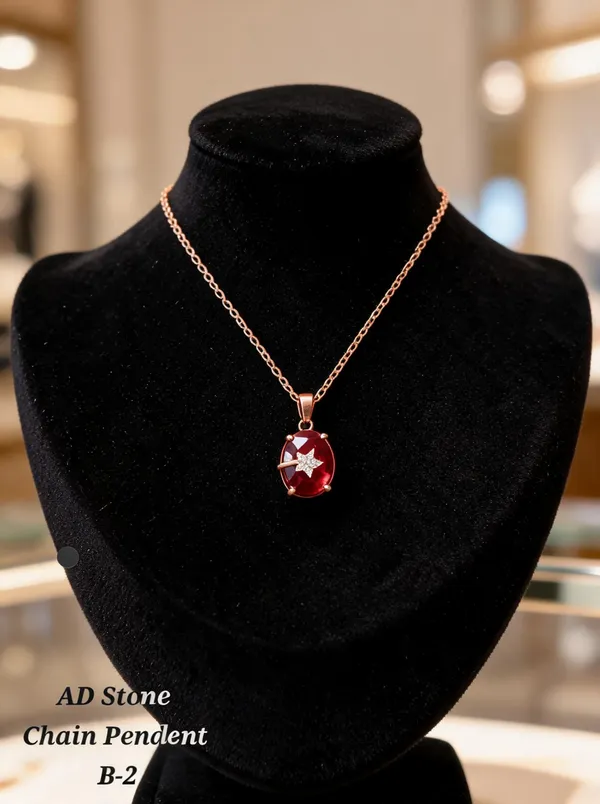 Rose_Gold_&_Red_Brass_And_Alloy_Pendant_Necklace_For_Women