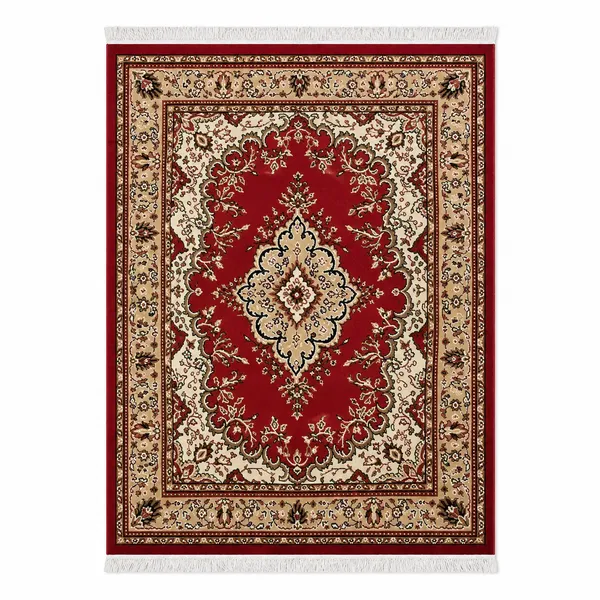 Red_Acrylic_Rug_For_Home_Decor