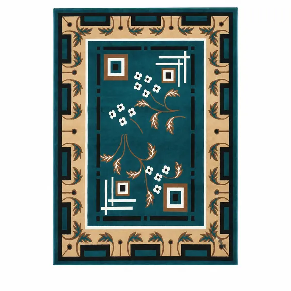 Blue_Acrylic_Rug_For_Home_Decor