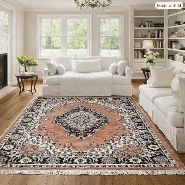 Brown_Acrylic_Rug_For_Home_Decor