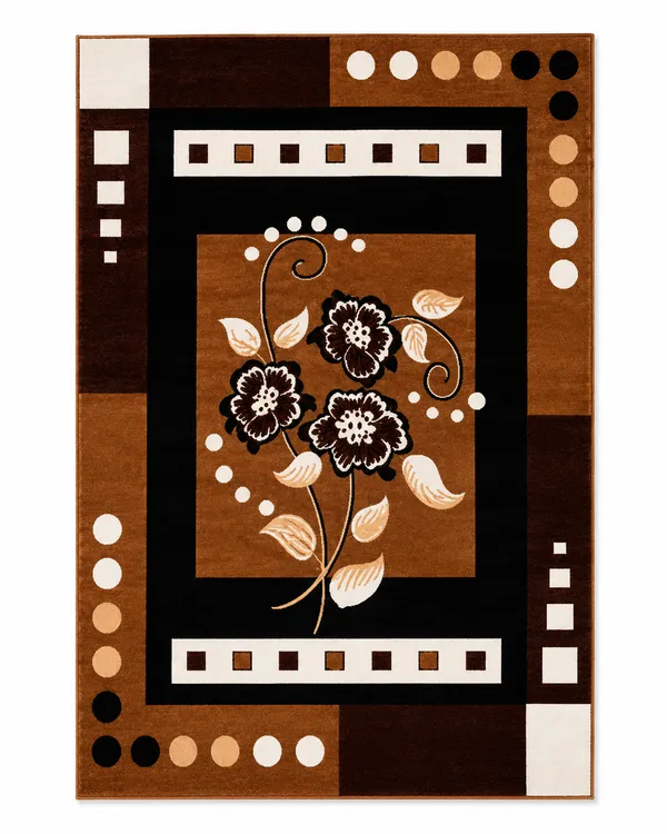 Brown_Acrylic_Rug_For_Home_Decor