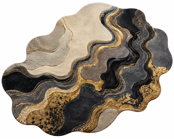 Golden_Noir_Flow_Rug