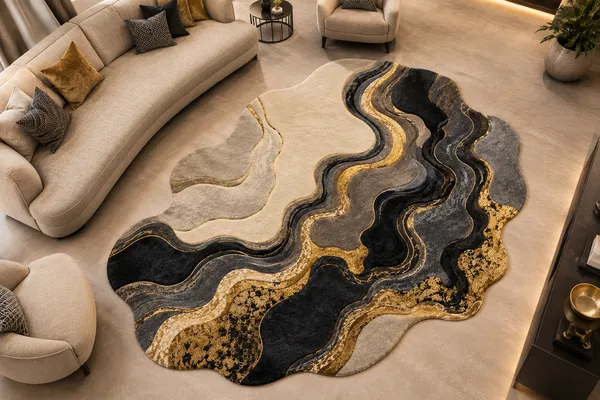 Golden_Noir_Flow_Rug