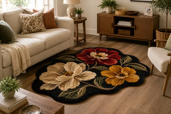 Handtufted_Irregular_Handtufted_Floral_Rug