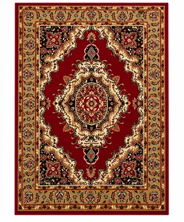 Red_Acrylic_Rug_For_Home_Decor