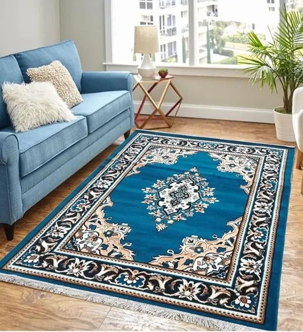 Blue_Acrylic_Rug_For_Home_Decor