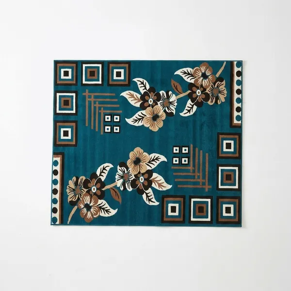 Blue_Acrylic_Rug_For_Home_Decor