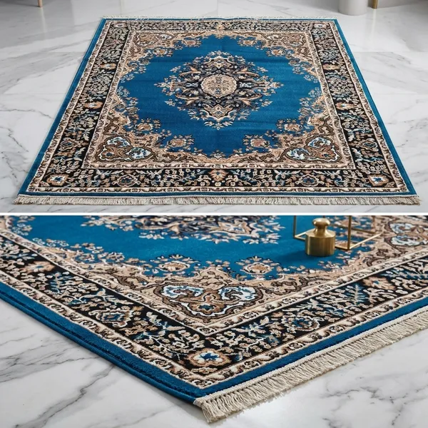 Blue_Acrylic_Rug_For_Home_Decor