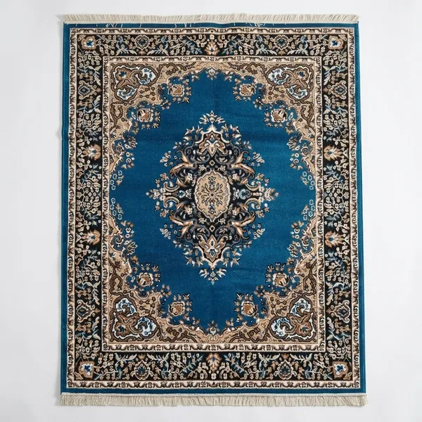 Blue_Acrylic_Rug_For_Home_Decor