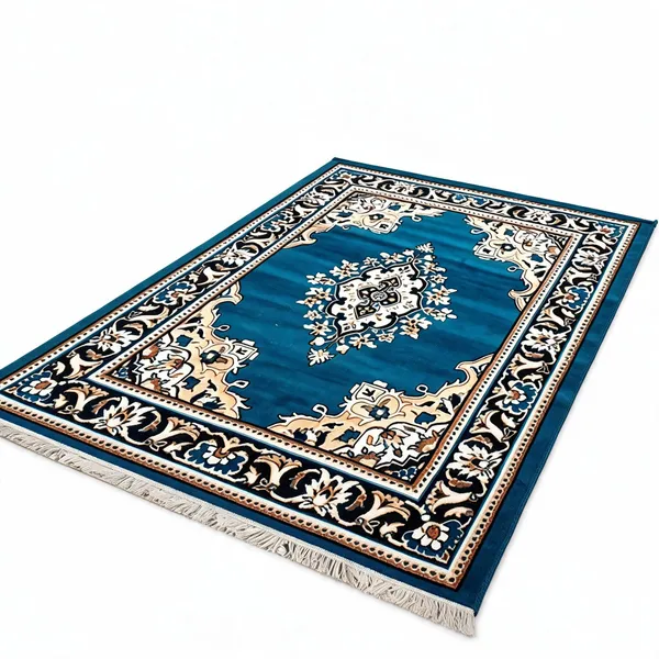 Blue_Acrylic_Rug_For_Home_Decor