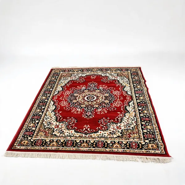 Red_Acrylic_Rug_For_Home_Decor