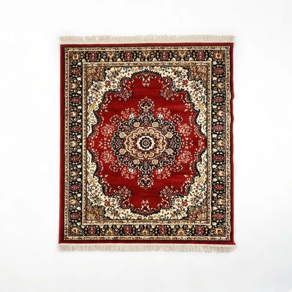 Red_Acrylic_Rug_For_Home_Decor
