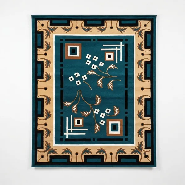 Blue_Acrylic_Rug_For_Home_Decor