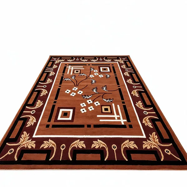 Brown_Acrylic_Rug_For_Home_Decor