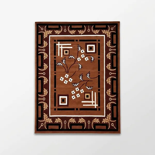 Brown_Acrylic_Rug_For_Home_Decor