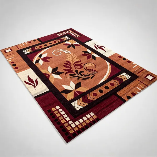 Brown_Acrylic_Rug_For_Home_Decor