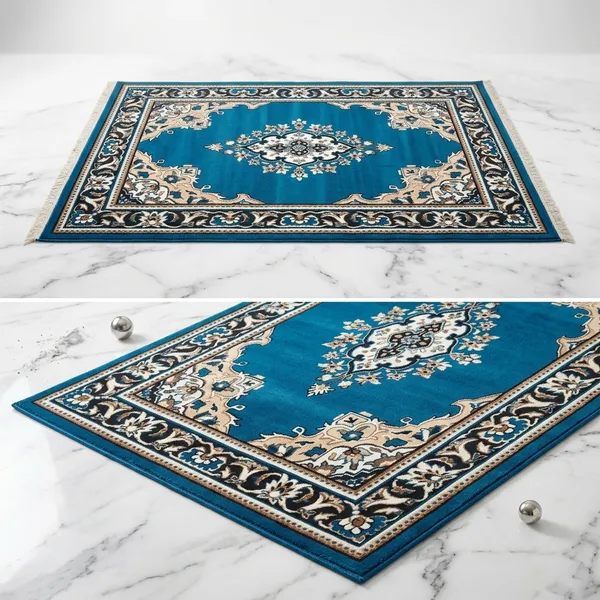 Blue_Acrylic_Rug_For_Home_Decor