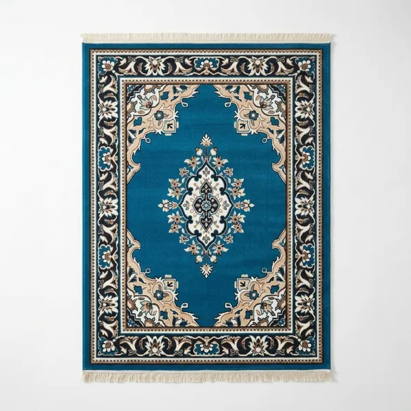 Blue_Acrylic_Rug_For_Home_Decor