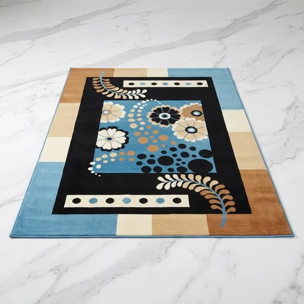 Blue_Acrylic_Rug_For_Home_Decor