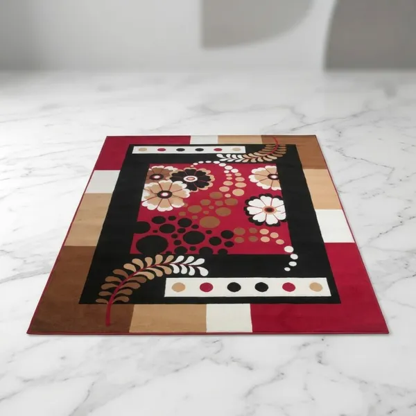 Red_Acrylic_Rug_For_Home_Decor