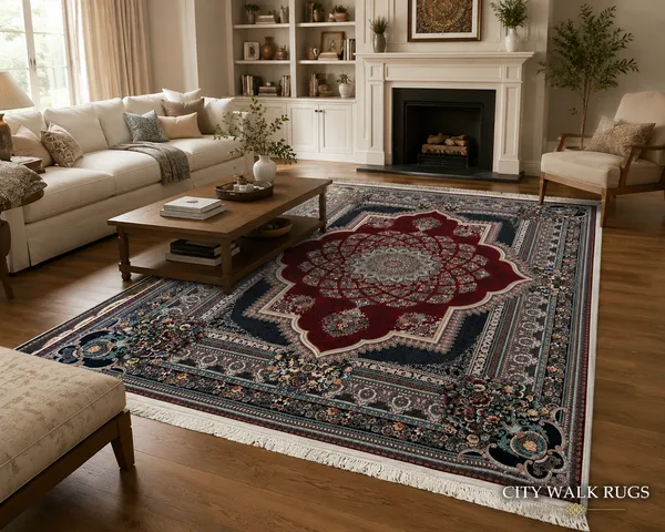 Royal_Burgundy_Persian_Medallion_Rug
