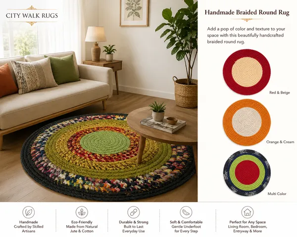 Boho_Multicolor_Braided_Round_Doormat
