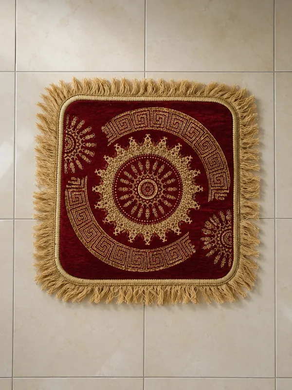 Red_Ashan_Acrylic_Rug_For_Home_Decor