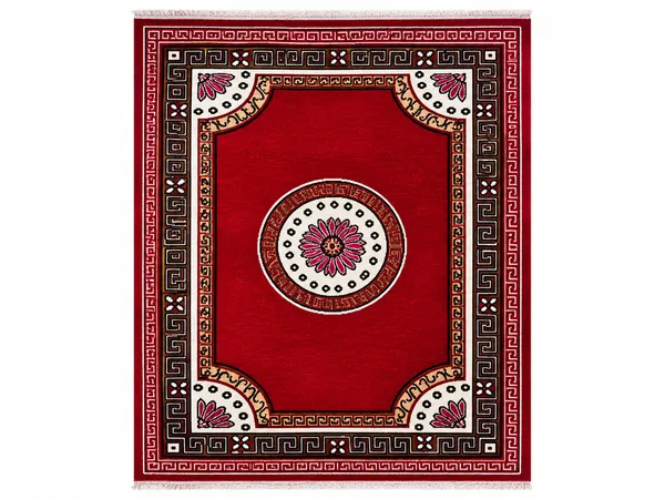 Red_Acrylic_Rug_For_Home_Decor