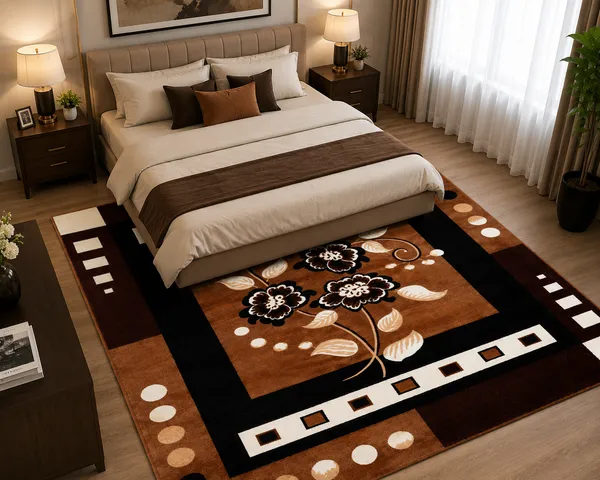 Brown_Acrylic_Rug_For_Home_Decor
