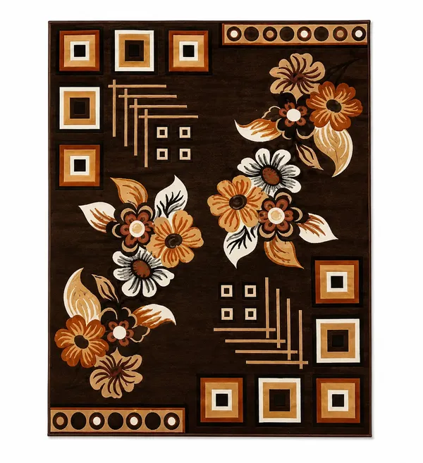 Brown_Acrylic_Rug_For_Home_Decor