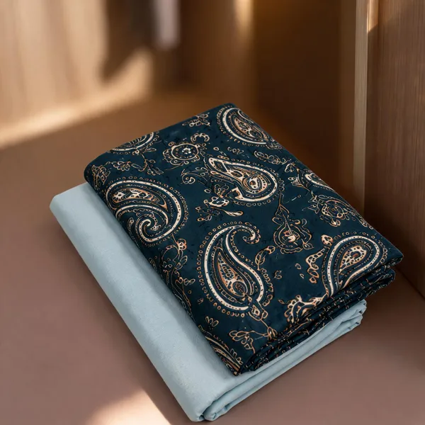 Navy_Cotton_Paisley_Print_Unstitched_Fabric_For_Men
