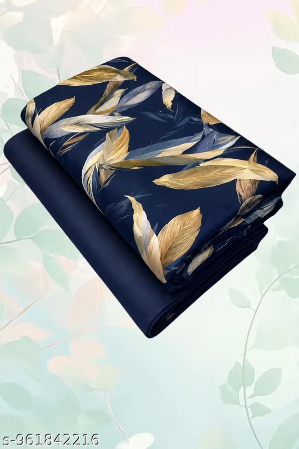 Navy_Cotton_Botanical_Leaf_Print_Unstitched_Fabric_For_Men