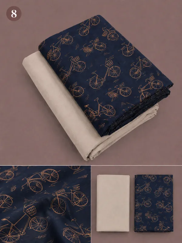 Navy_Cotton_Bicycle_Print_Unstitched_Fabric_For_Men