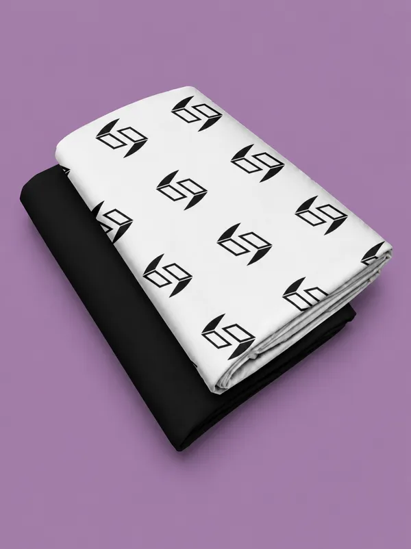 Black_&_White_Cotton_Geometric_Print_Unstitched_Fabric_For_Men