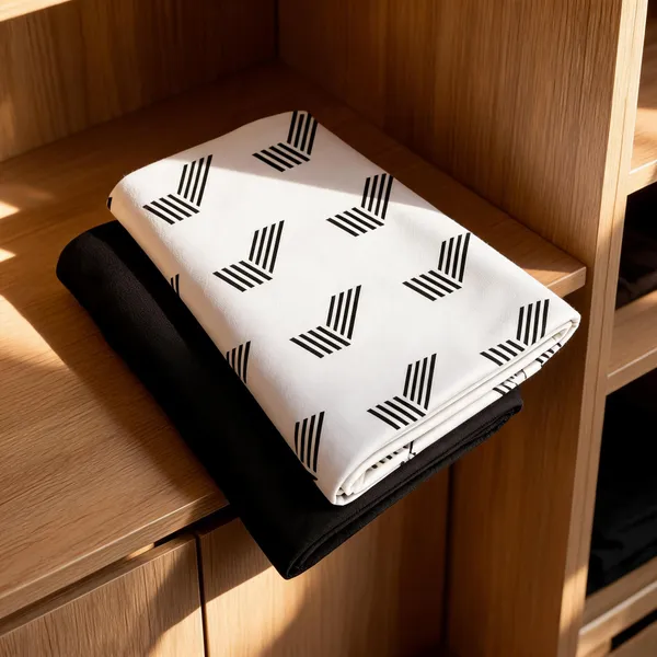 Black_&_White_Cotton_Geometric_Stripe_Print_Unstitched_Fabric_For_Men