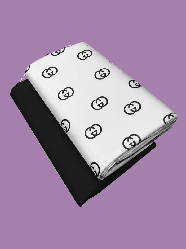 White_Cotton_Monogram_Print_Unstitched_Fabric_For_Men