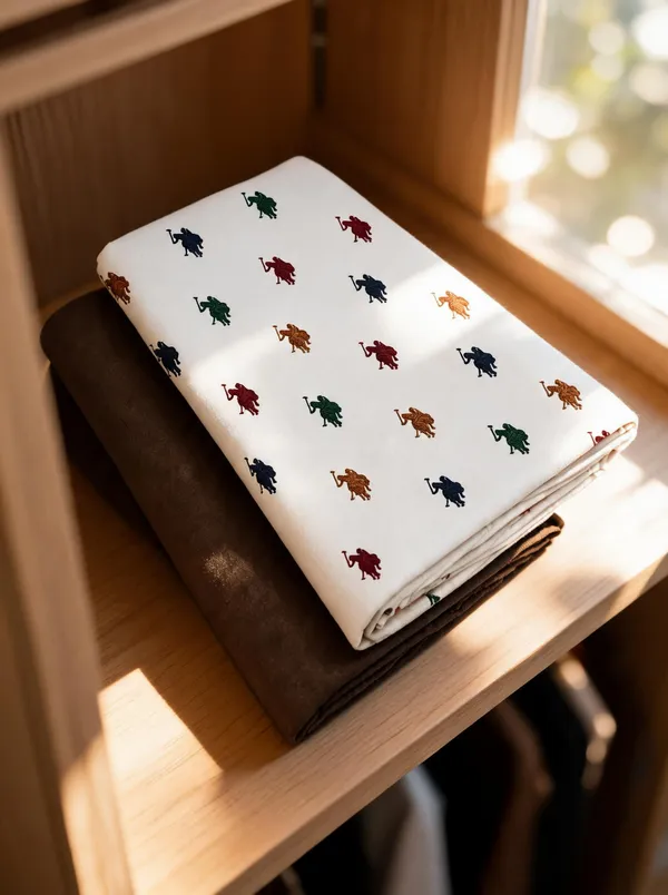 White_Cotton_Horse_Print_Unstitched_Fabric_For_Men