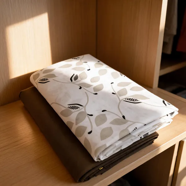 Grey_Cotton_Leaf_Print_Unstitched_Shirt_Pant_Fabric_For_Men