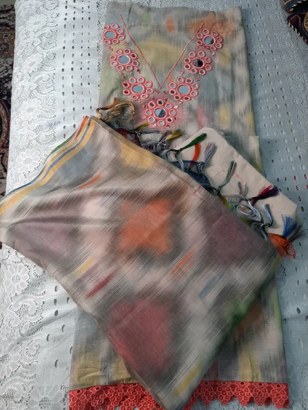 IKAT_Cotton_Unstitched_Suit_Set
