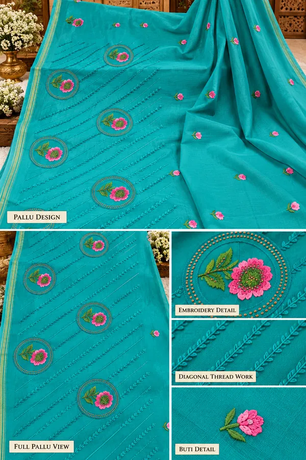 Firoza_Gulbahar_Embroidered_Saree_🌸