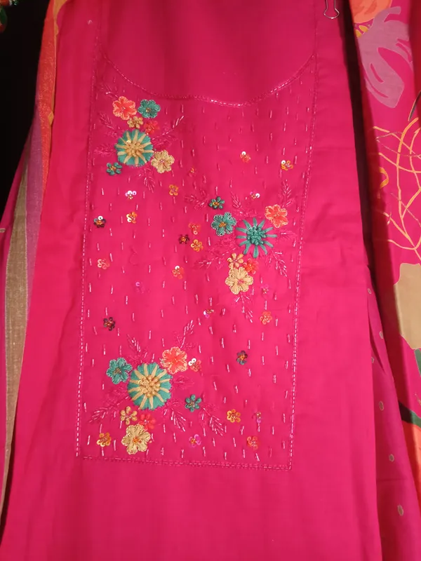 Fuchsia_Floral_Elegance_Unstitched_Suit